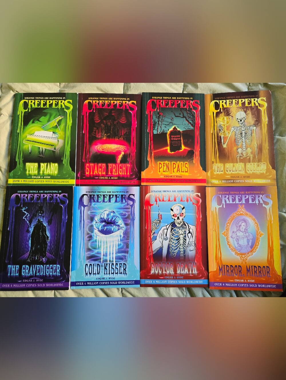 Lot of 8 Creepers Chapter Books By Edgar J. Hyde (PB, 2025)